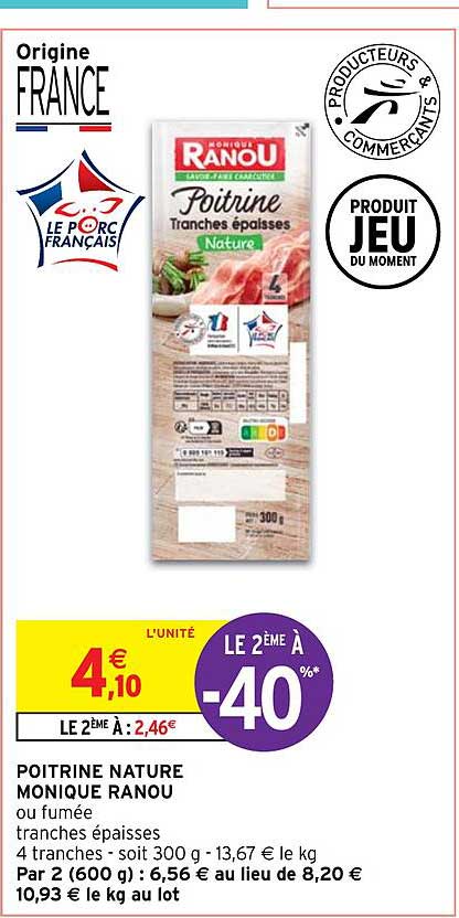 poitrine nature monique ranou