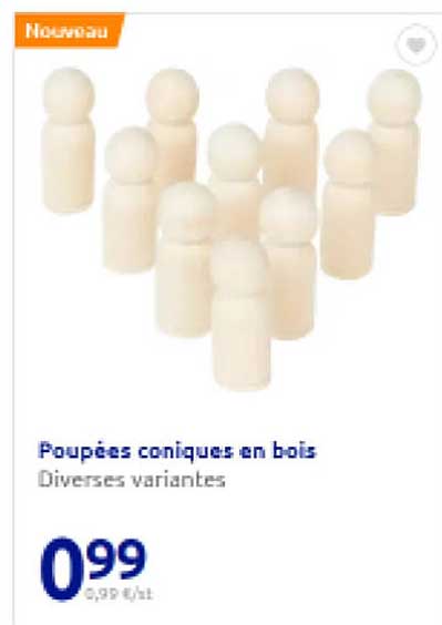 Poupées Coniques En Bois