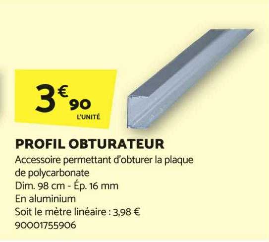 profil obturateur