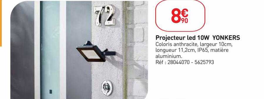 projecteur led 10w yonkers