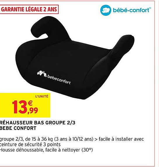 rehausseur bas groupe 2-3 bébé confort