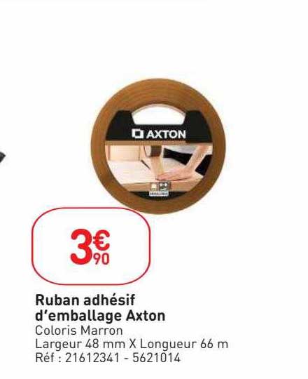 ruban adhésif d'emballage axton