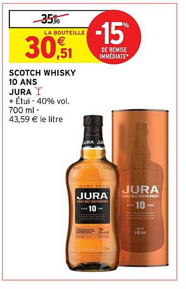 scotch whisky 10 ans jura