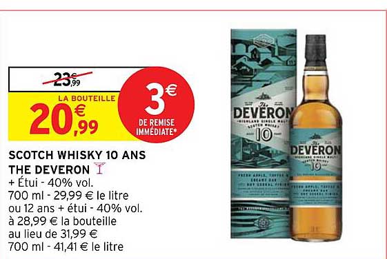 scotch whisky 10 ans the deveron