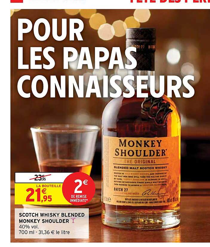 scotch whisky blended monkey shoulder