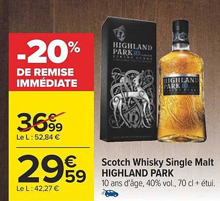 scotch whisky single malt highland park