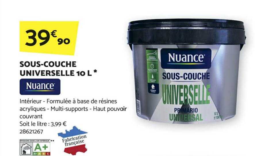 sous-couche universelle 10l nuance