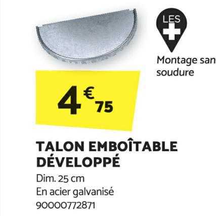 talon emboîtable développé