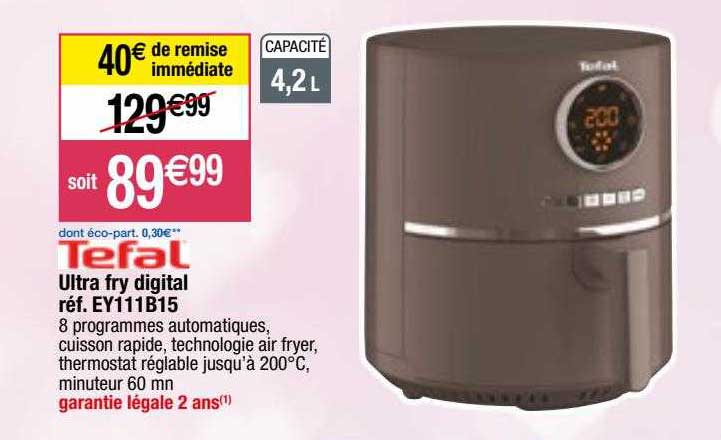 ultra fry digital tefal