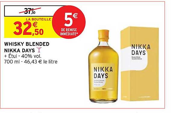 whisky blended nikka days