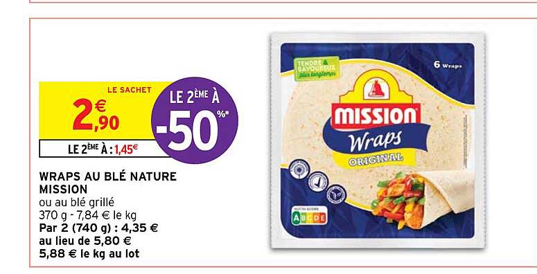 Wraps Au Blé Nature Mission