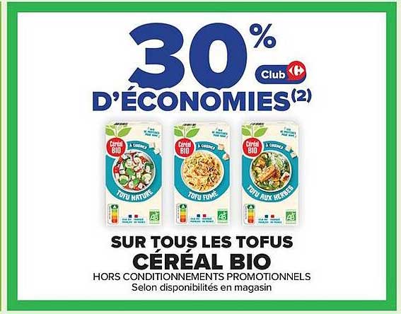 30% D'ÉCONOMIES