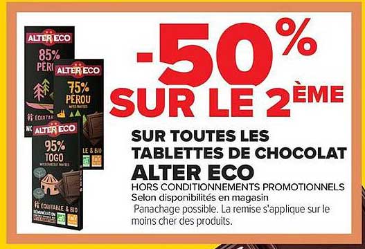 50% SUR LE 2ÈME