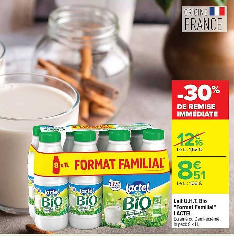 Lactel Bio Format Familial