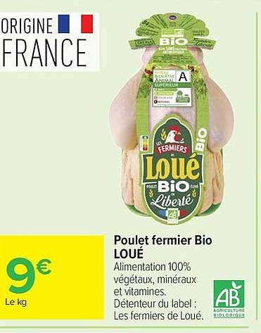 Loué Poulet fermier Bio