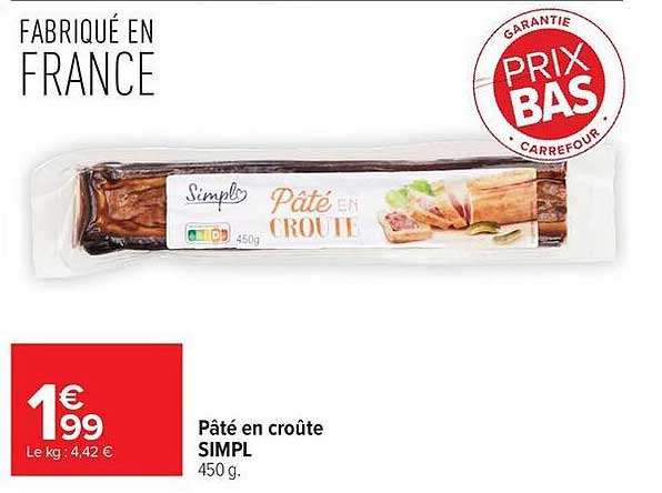 Pâté en croûte SIMPL