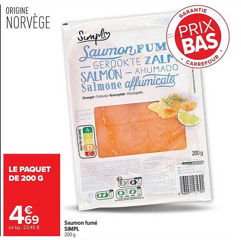 Saumon fumé SIMPL