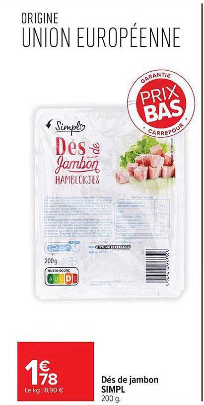 Simpl Dés de jambon