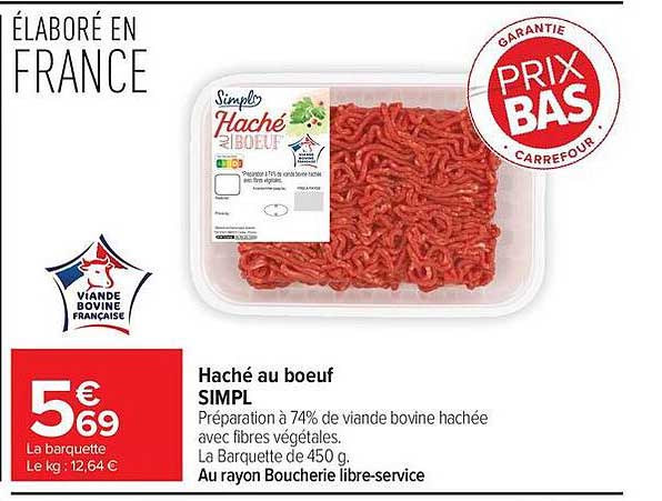 SIMPL Haché au boeuf