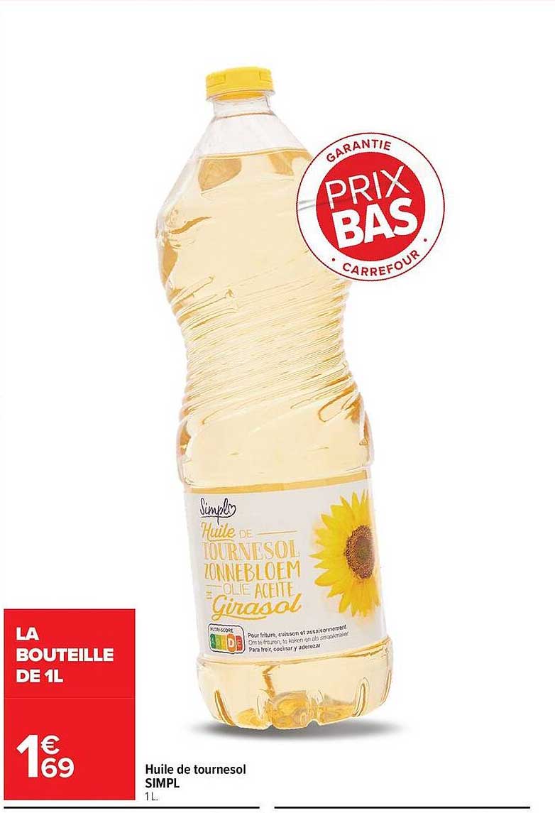 SIMPL Huile de tournesol