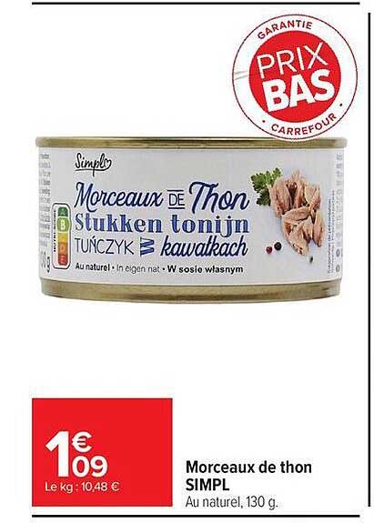 Simpl Morceaux de Thon