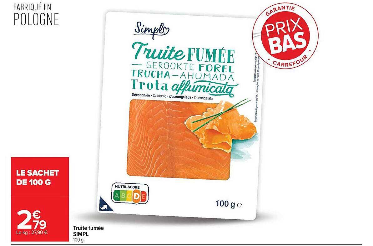 Simpl Truite fumée