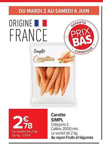 Simple Carottes