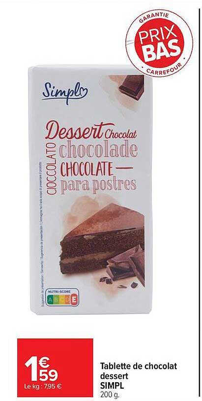 Simplo Dessert chocolat