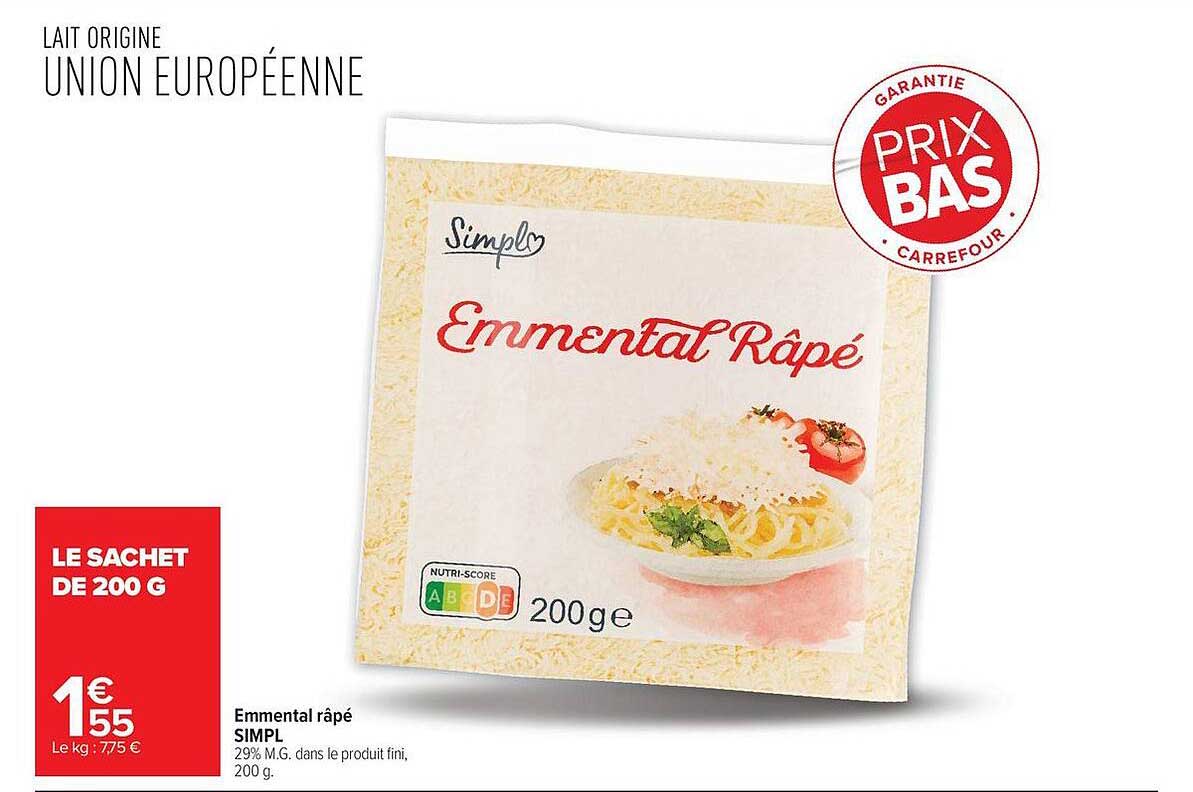 Simply Emmental Râpé
