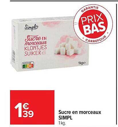 Simply Sucre en morceaux