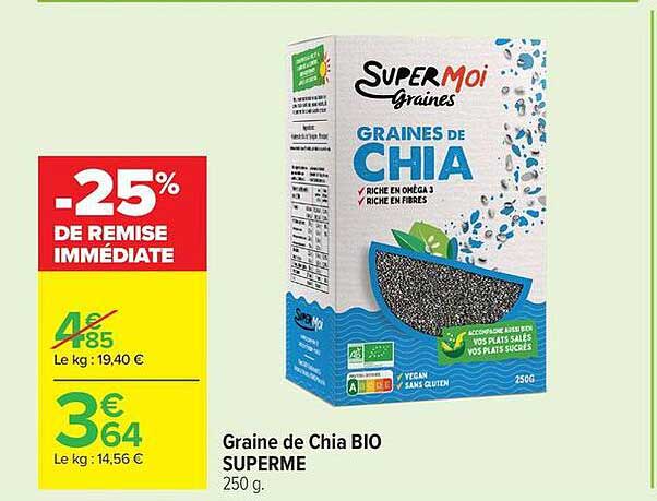 SuperMoi Graines de Chia