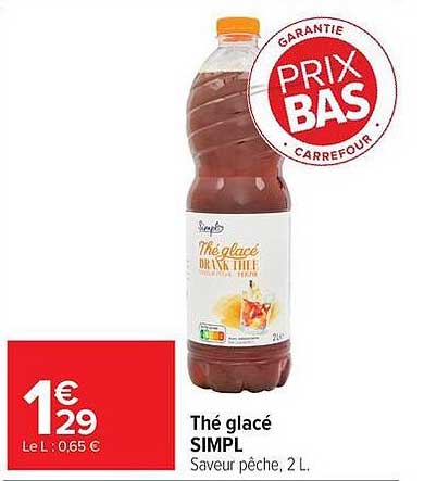 Thé glacé SIMPLE