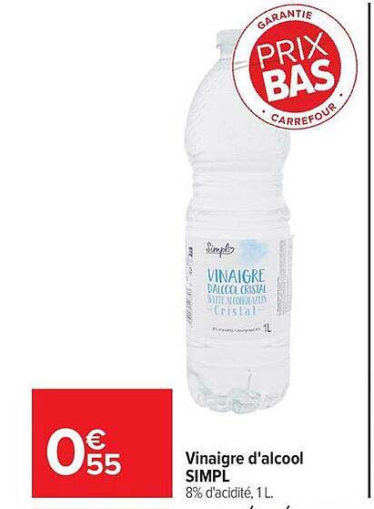 Vinaigre d'alcool SIMPL