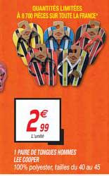1 paire de tongues homme lee cooper