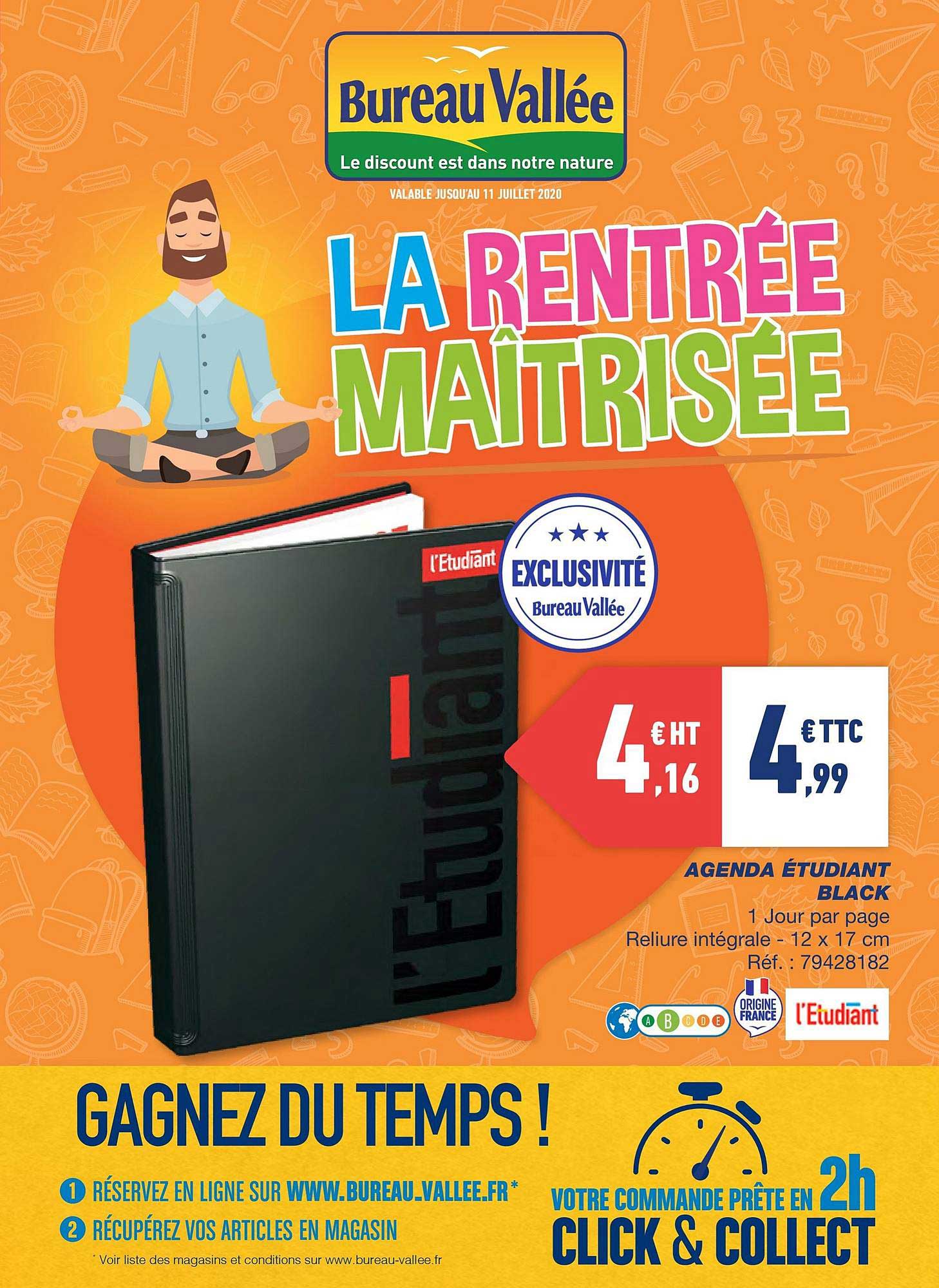 Agenda étudiant Black