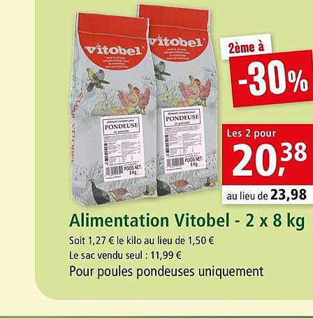 Alimentation Vitobel 2 X 8 Kg