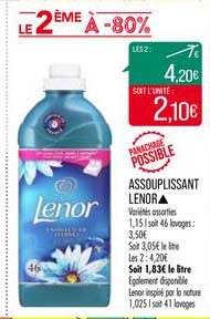 Assouplissant Lenor
