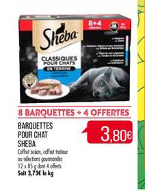 Barquettes Pour Chat Sheba