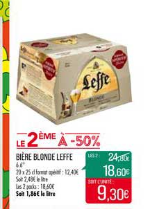 Biére Blonde Leffe
