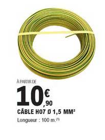câble h07 1.5 mm2