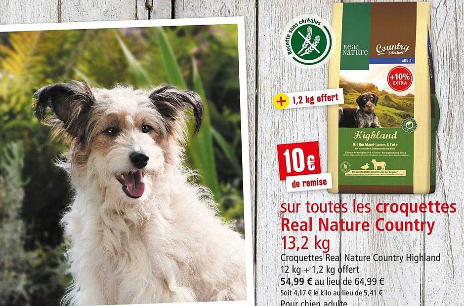 croquettes real nature country highland