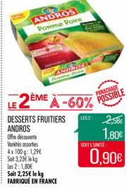 Desserts Fruiters Andros