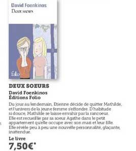 deux soeurs david foenkinos