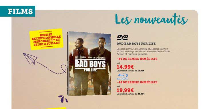 dvd bad boys for life