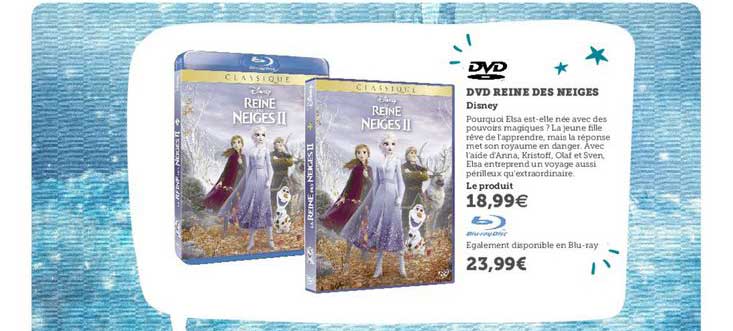 dvd reine des neiges disney