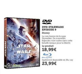 dvd starwars episode 9 disney