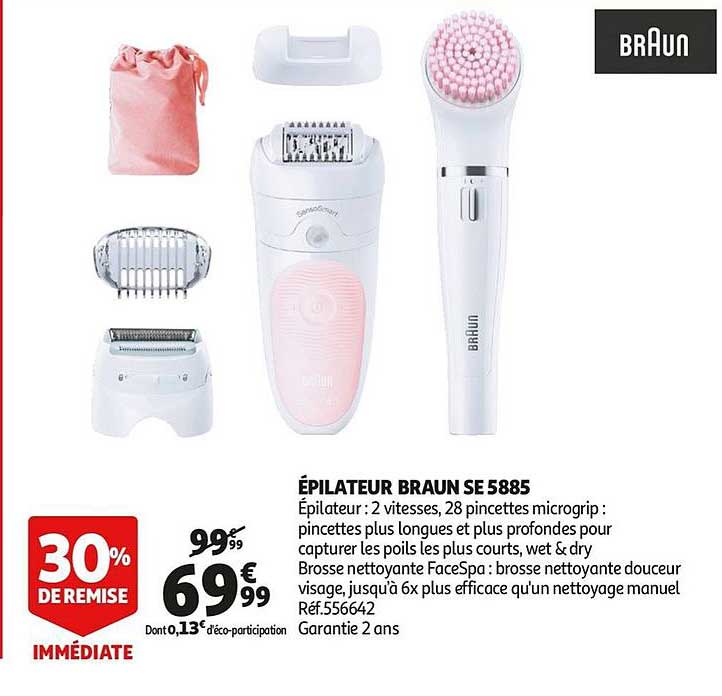 épilateur Braun 5885 30% De Remise Immédiate