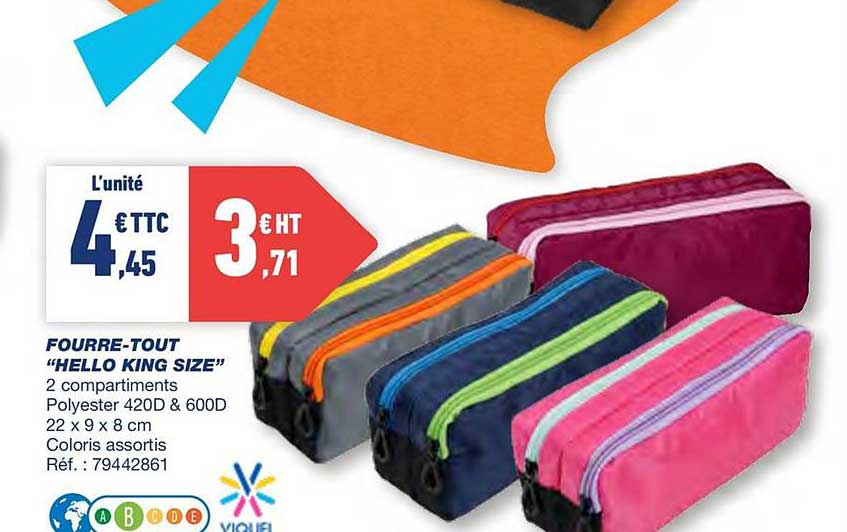 fourre tout hello king size