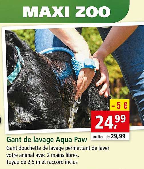 gant de lavage aqua paw