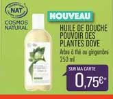 huile de douche pouvoir des plantes dove